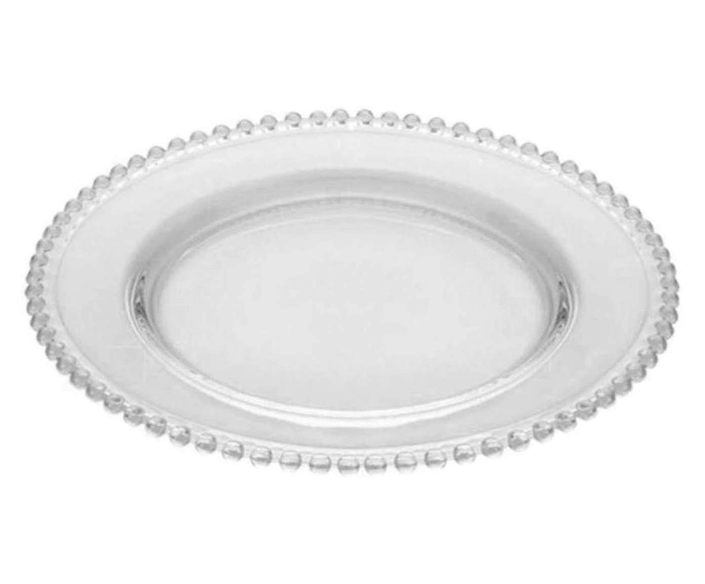 Sousplat em Cristal Pearl image number 1
