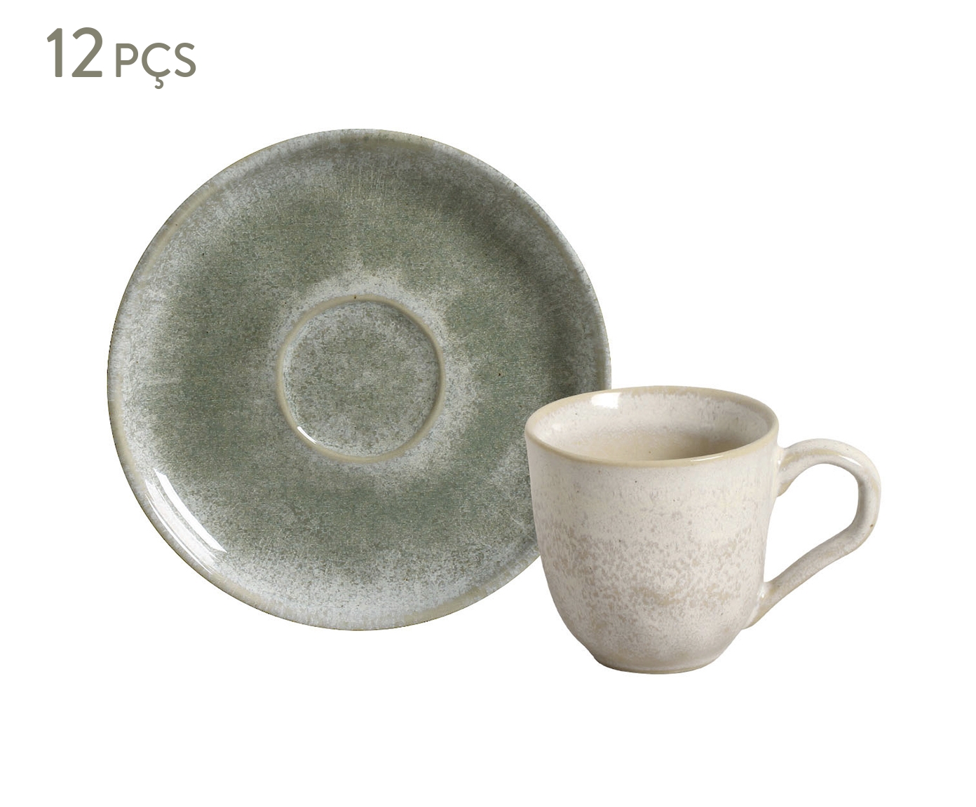 Jogo de X&iacute;caras para Caf&eacute; Bio Moss Verde - image 0