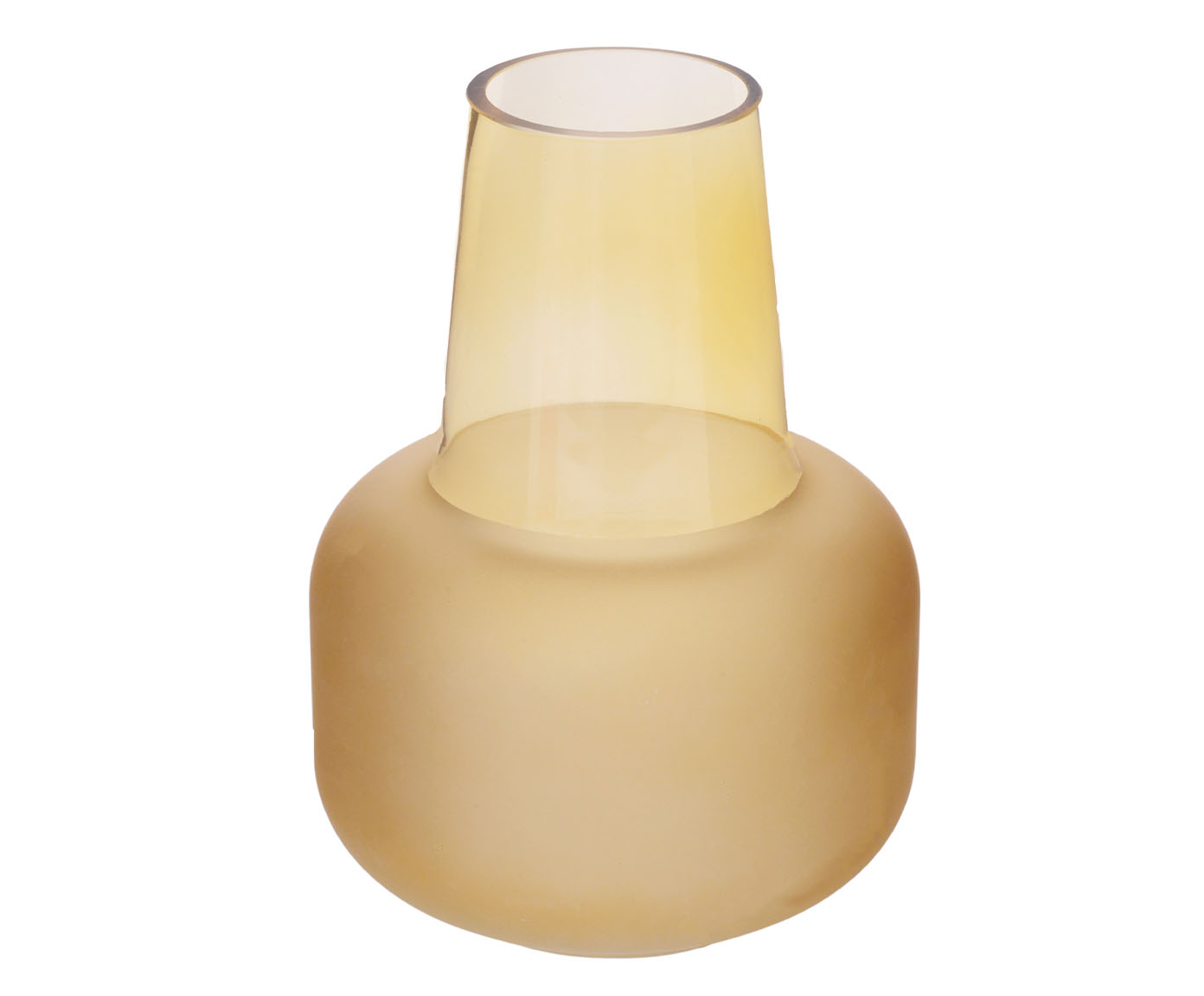 Vaso Frosted Amarelo image number 1