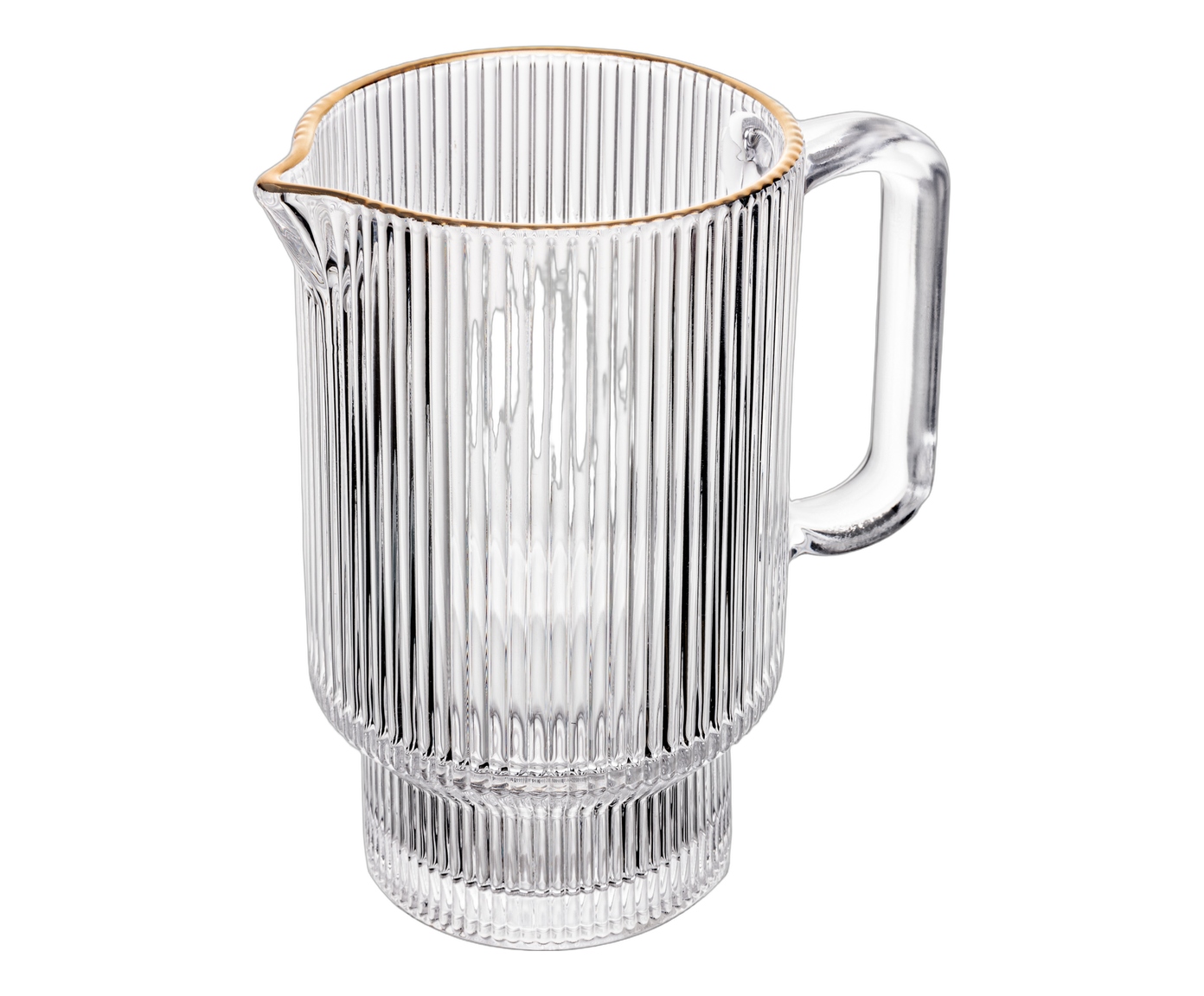 Jarra em Cristal Ecol&oacute;gico com Fio Dourado Lines image number 1