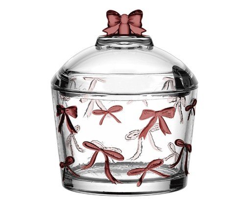 Meleira com Pegador em Cristal Ecol&oacute;gico Belle Ros&eacute; Vintage - image 1