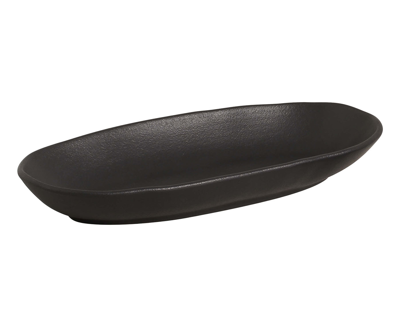Jogo de Travessas Oval Funda Org&acirc;nico Preto Matte Preto - image 1