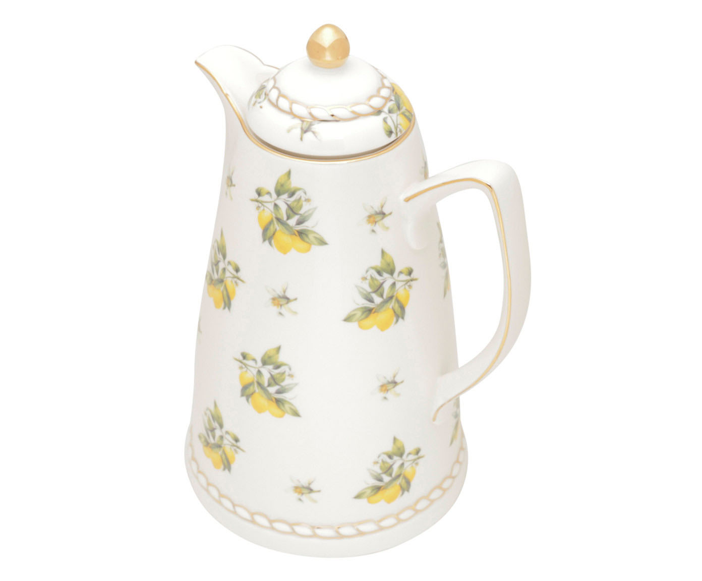 Garrafa T&eacute;rmica em Porcelana Lemon - Colorida - image 0
