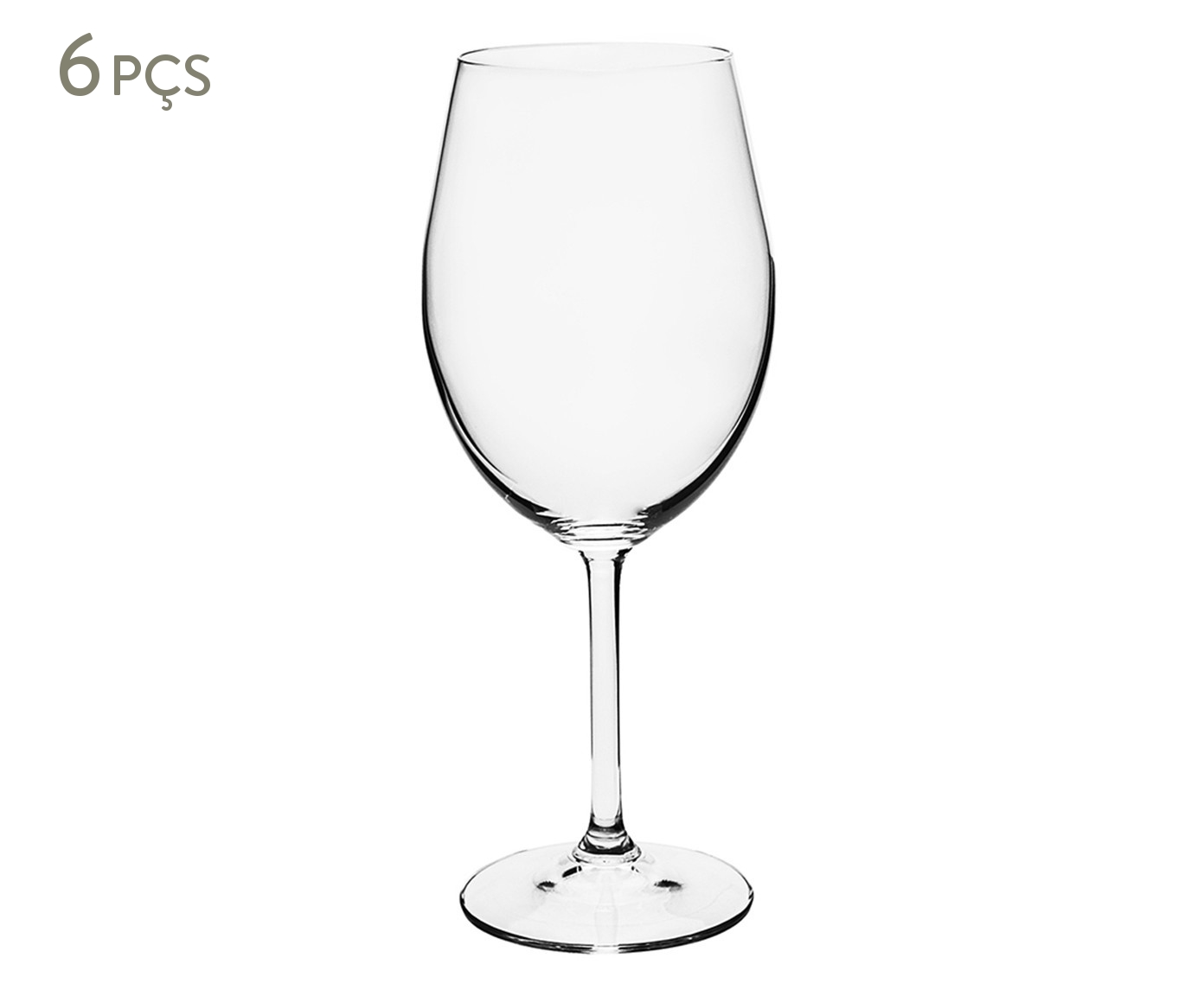 Jogo de Ta&ccedil;as para &Aacute;gua em Cristal Ecol&oacute;gico Gastro I image number 0