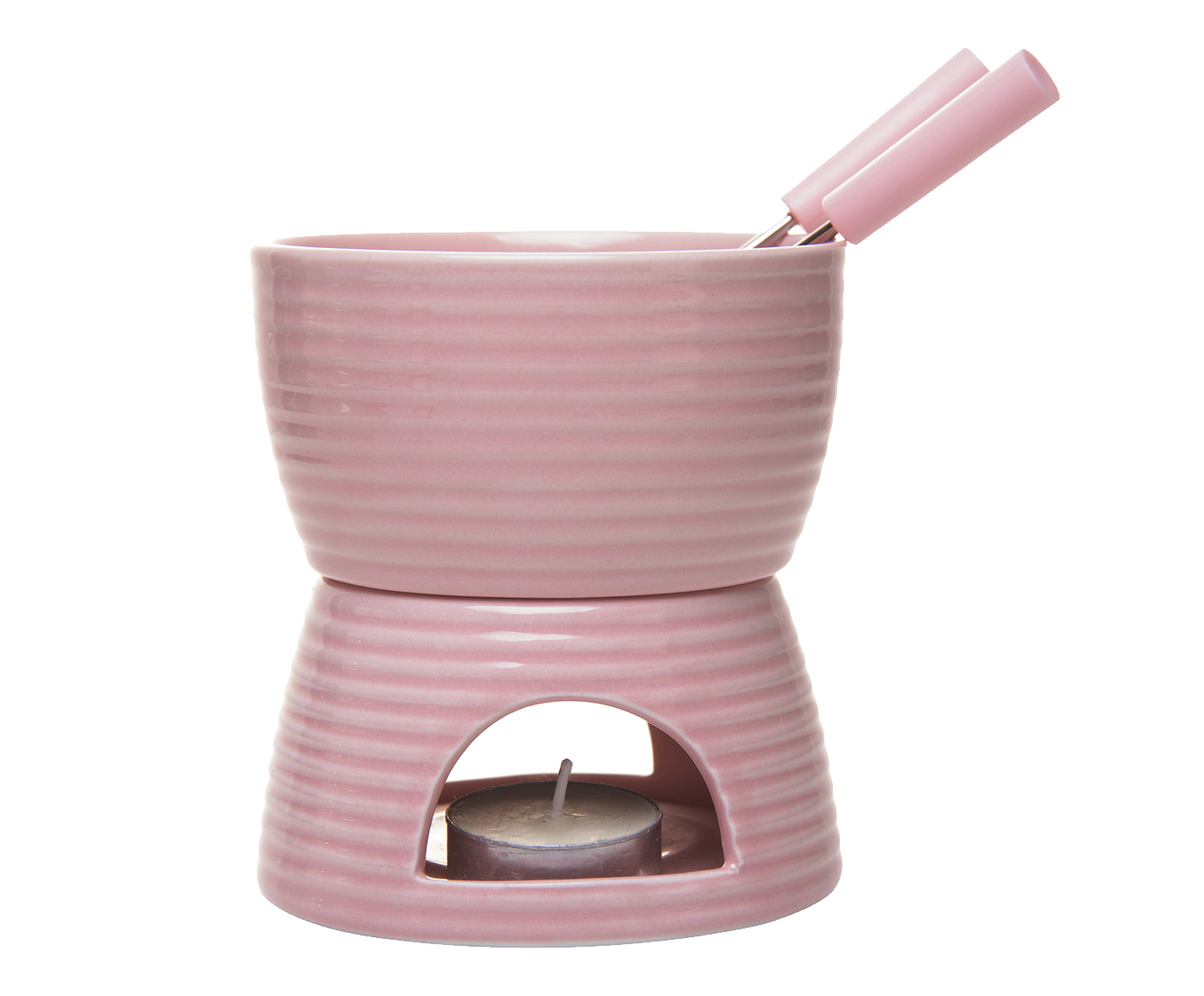 Aparelho de Fondue Lines Rosa image number 0