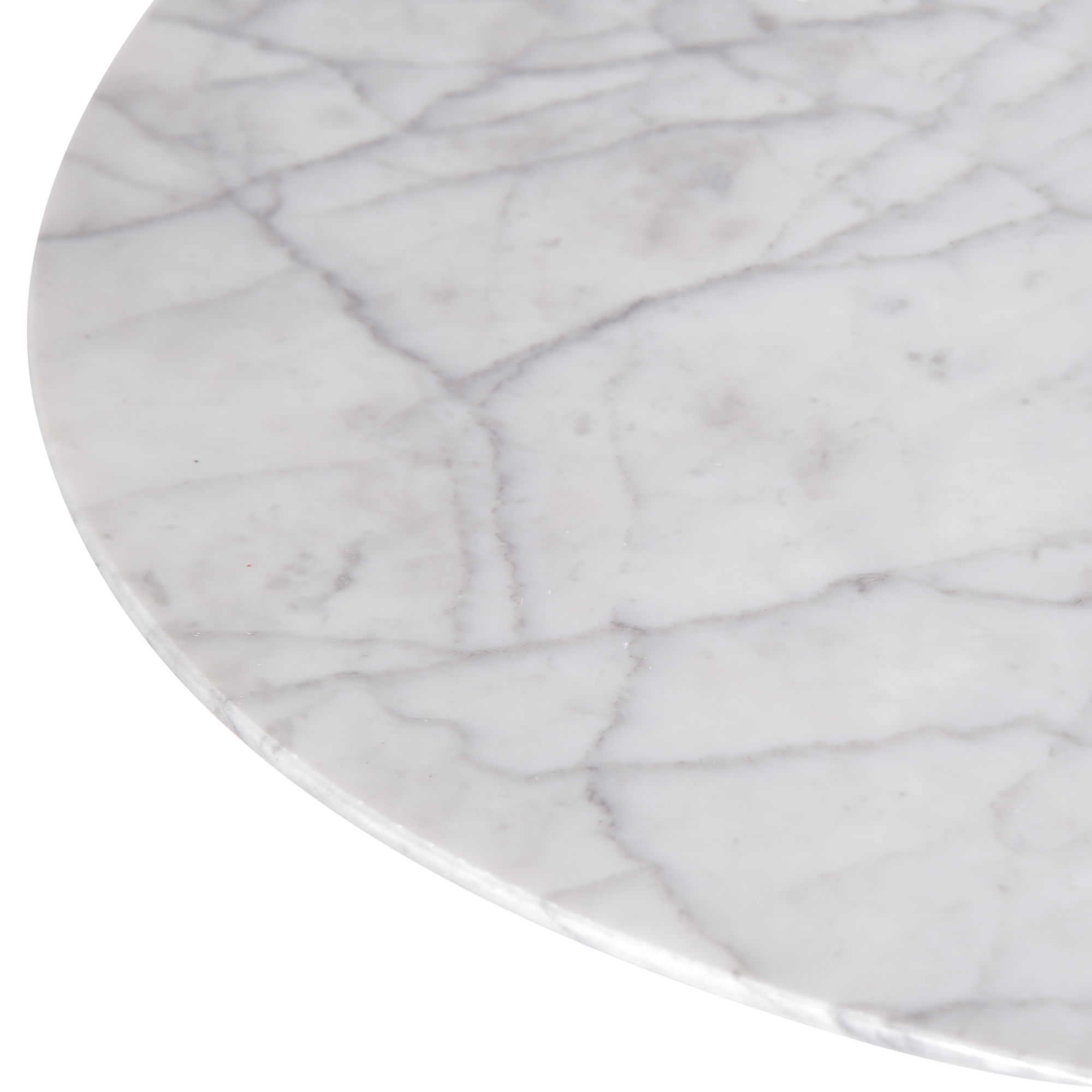 Mesa Saarinen Oval Carrara Base Branca image number 5