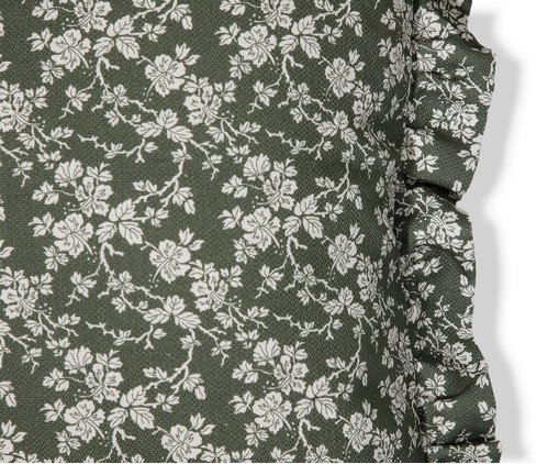 Capa de Almofada Estampada com Babados Floral Dora Verde image number 3