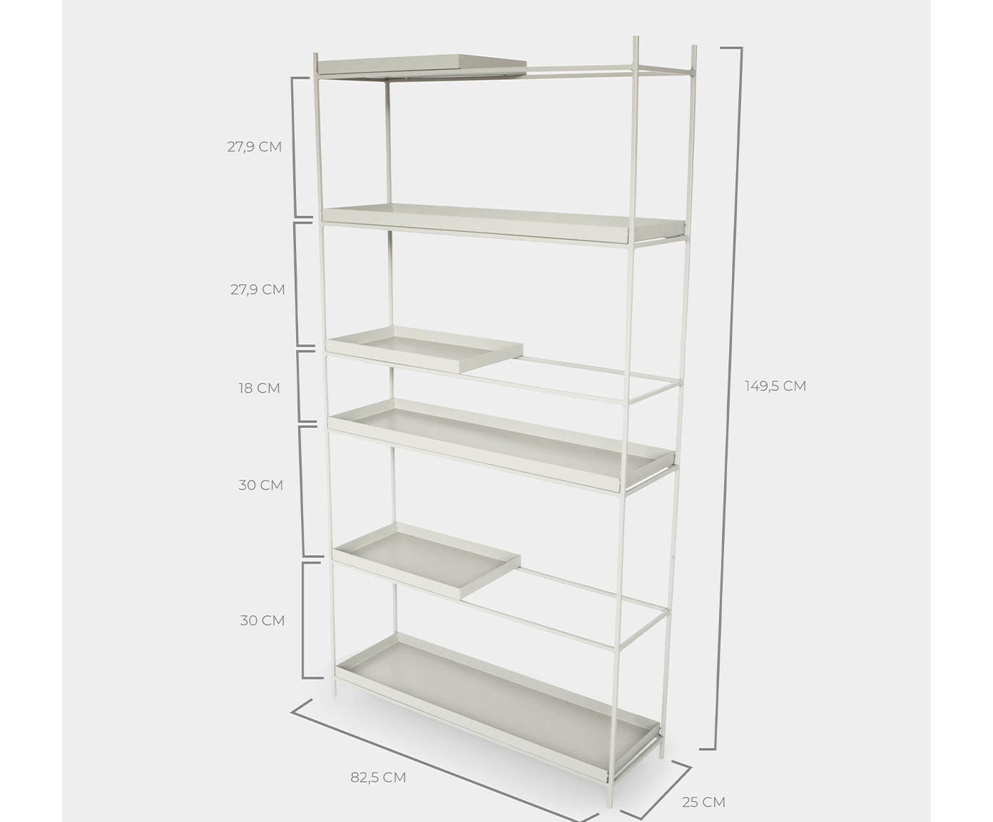 Estante Wire Porcelana - image 1
