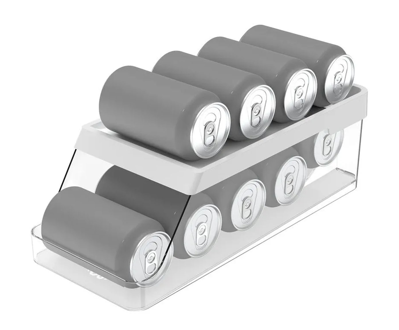 Organizador de Latas Clear Fresh Branco - image 0