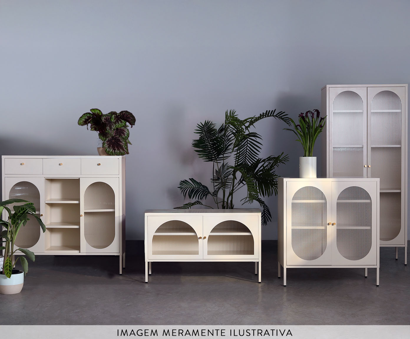 Cristaleira Munique Off White image number 8