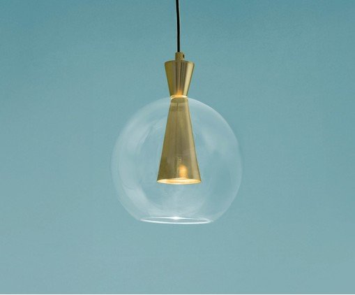 Pendente Greppi Transparente e Dourado - image 1