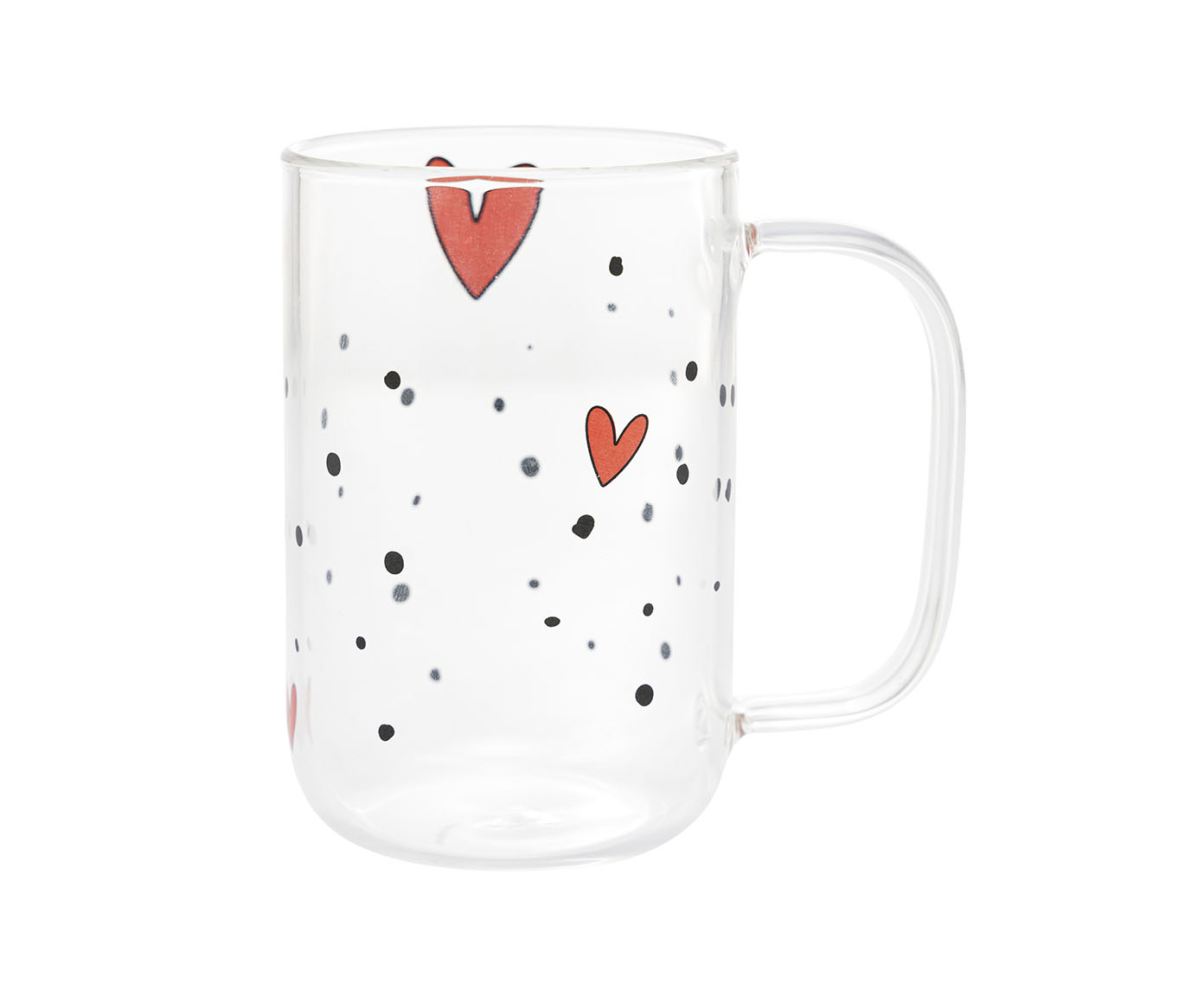 Jogo de Canecas Resistente A Calor Heart image number 1