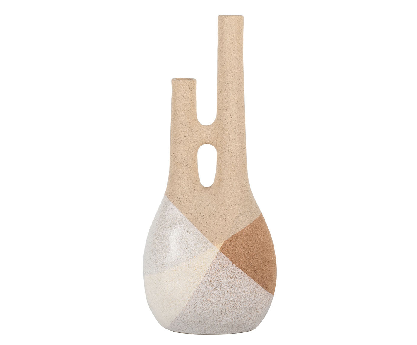 Vaso Quisukala Bege Natural e Marrom image number 0