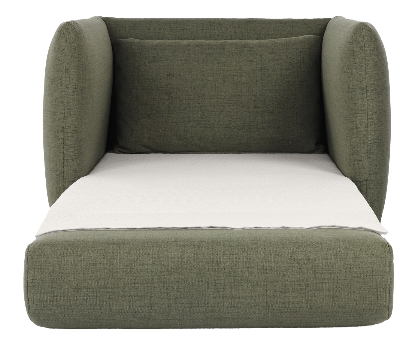 Poltrona Cama em Linh&atilde;o Luma Verde image number 5