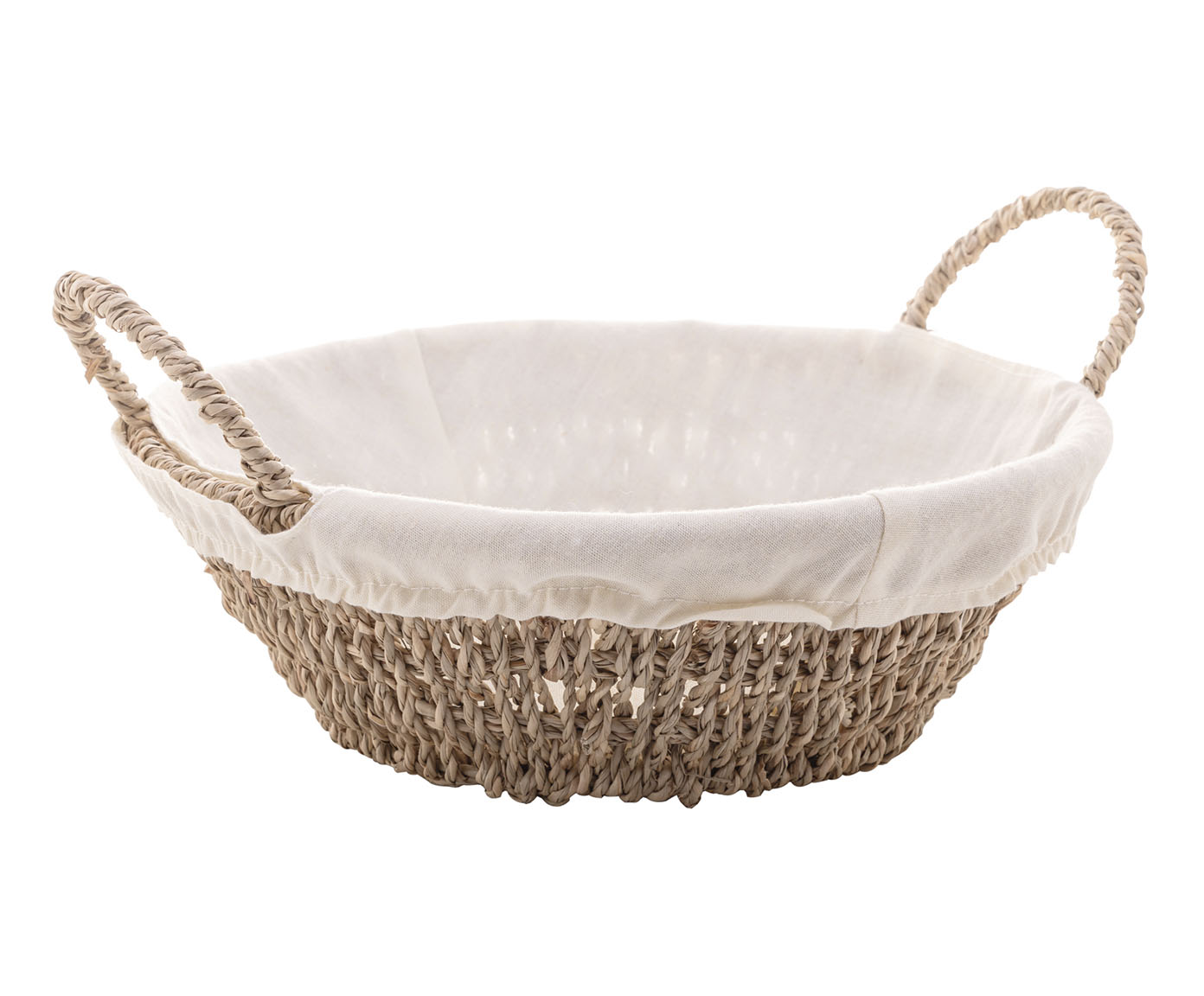 Cesta em Sisal Redonda com Al&ccedil;a - image 1