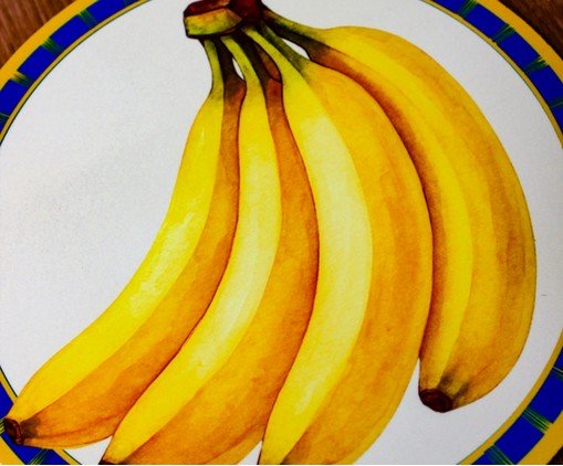 Azulejo Decorativo Redondo Banana image number 1