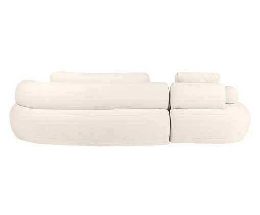 Sof&aacute; Laguna by Elle - Chaise Boucl&ecirc; Off-White II image number 5