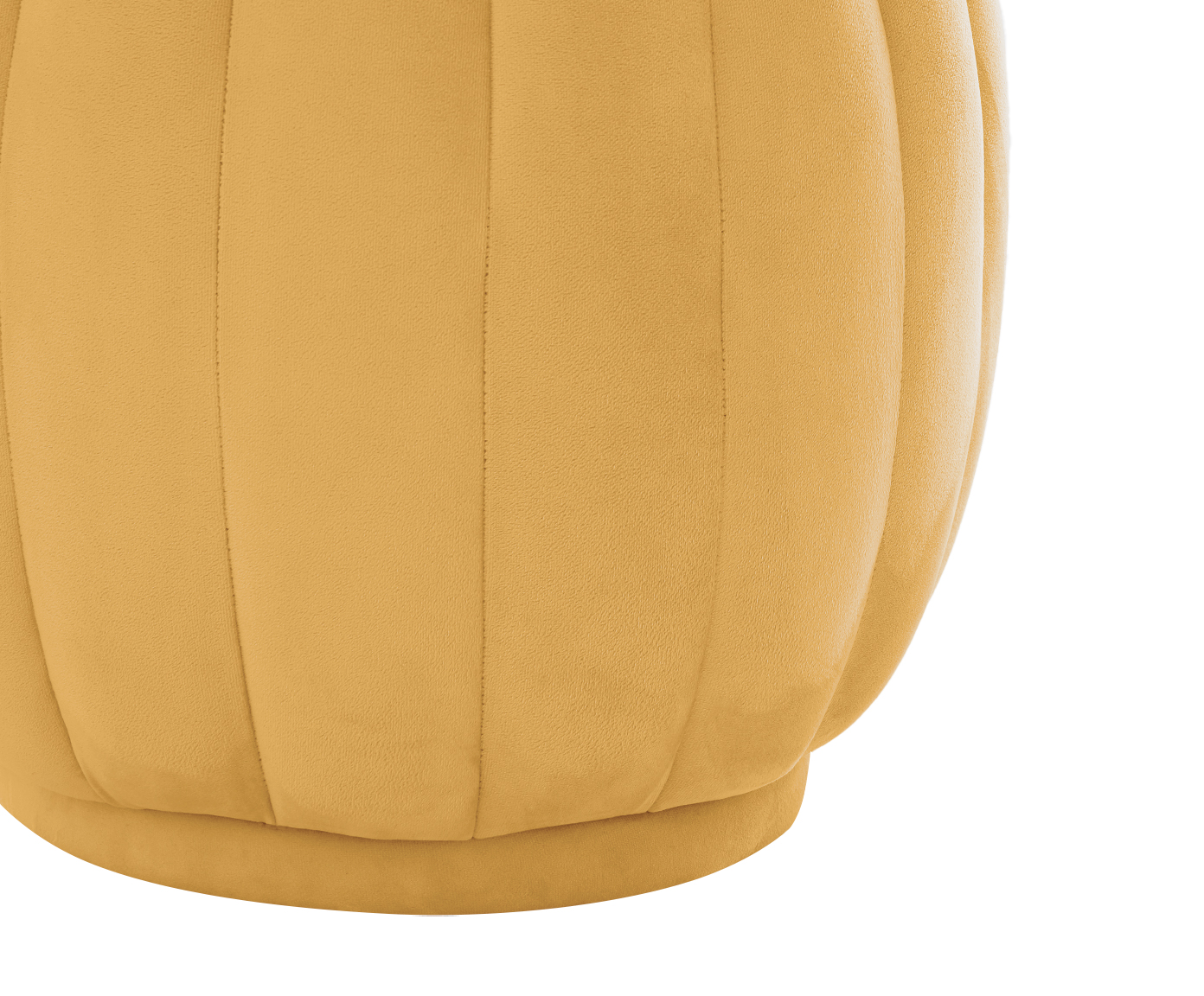 Puff Ava em Veludo Amarelo image number 3