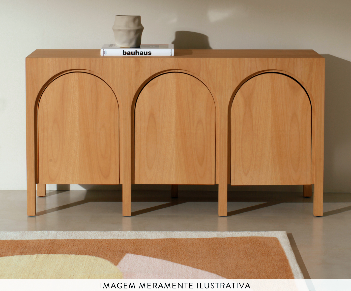 Buffet com Portas Arcos Natural - image 1