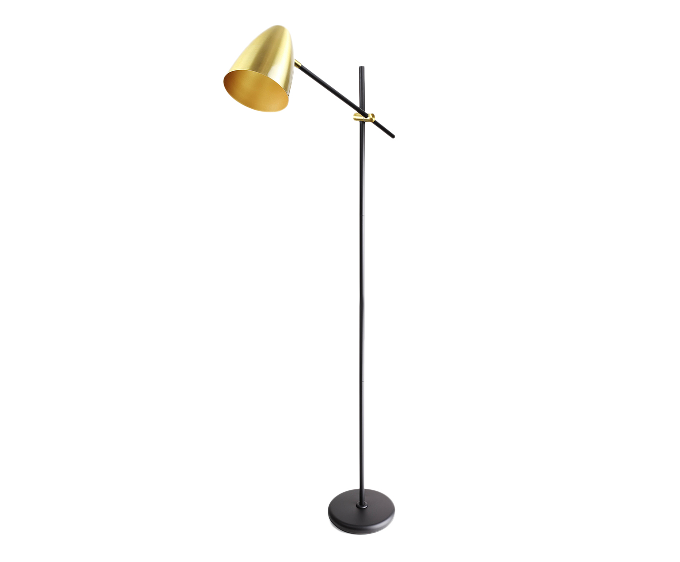 Lumin&aacute;ria de Ch&atilde;o Catherine Dourado e Preto - Bivolt - image 0