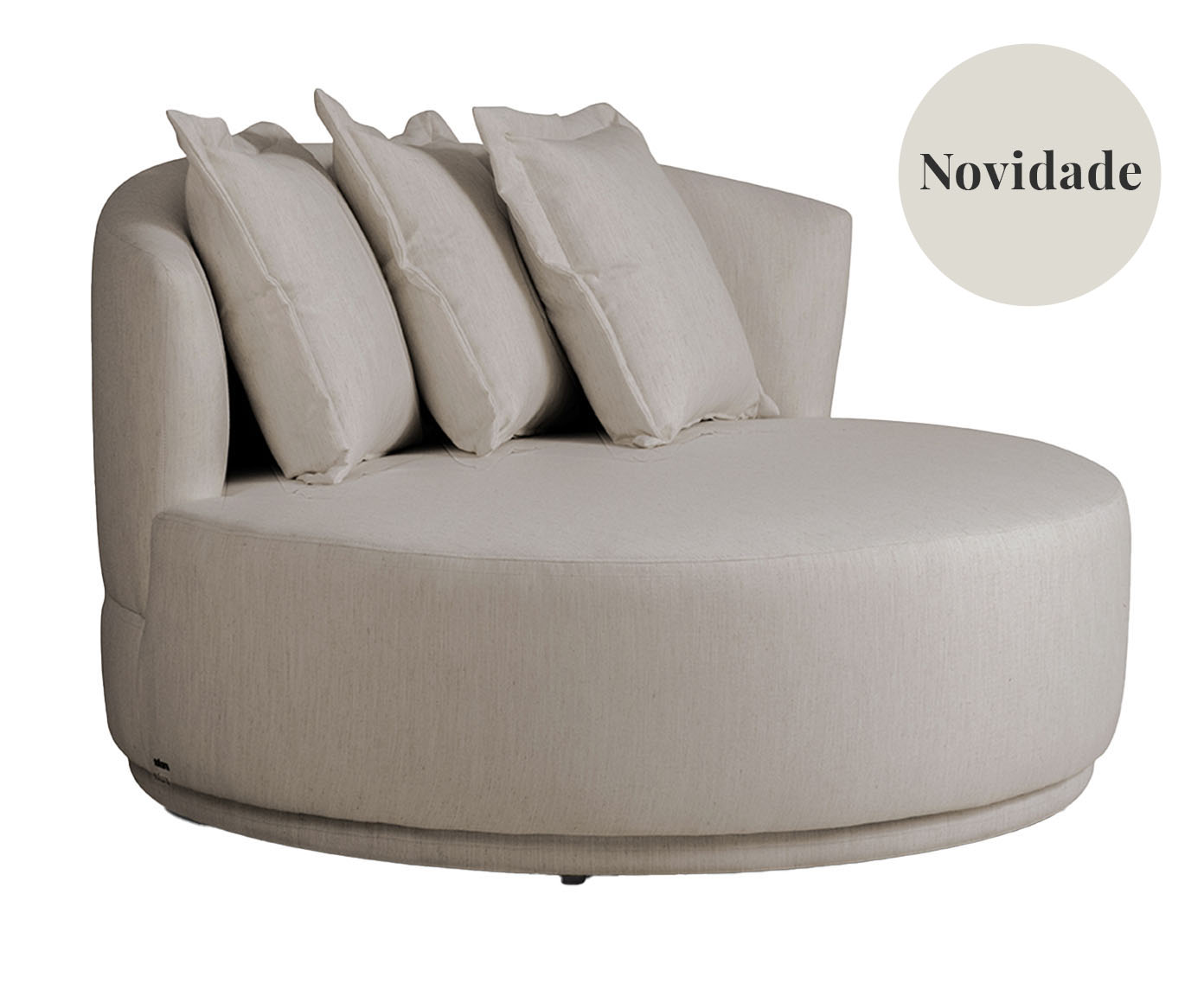Sof&aacute; Chaiselongue Girat&oacute;rio Heloisa Bege - image 0