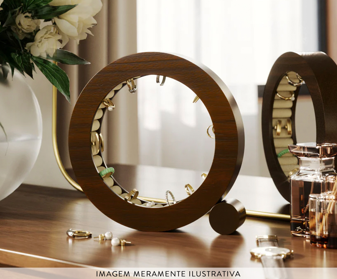 Organizador Ferris Jewelry Organizer Walnut - image 1