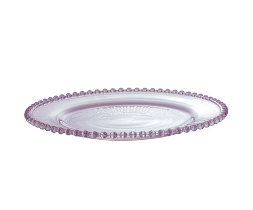 Prato de Sobremesa em Cristal Pearl image number 2