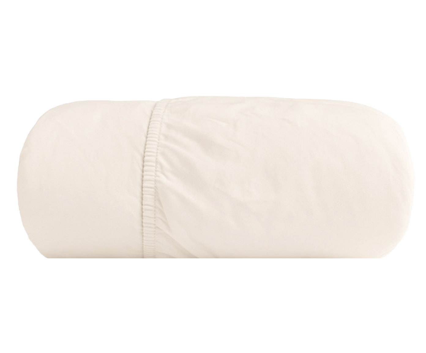 Len&ccedil;ol Elasticado Percal Off-White 200 Fios image number 1