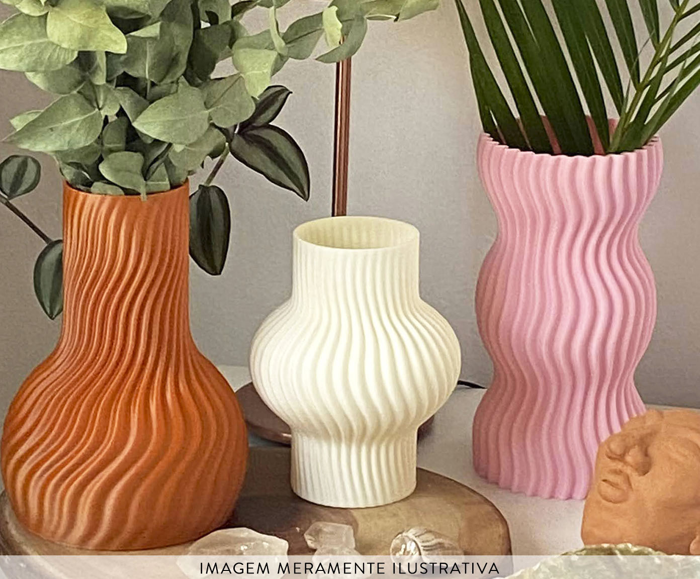 Vaso Onda 3 Rosa image number 3