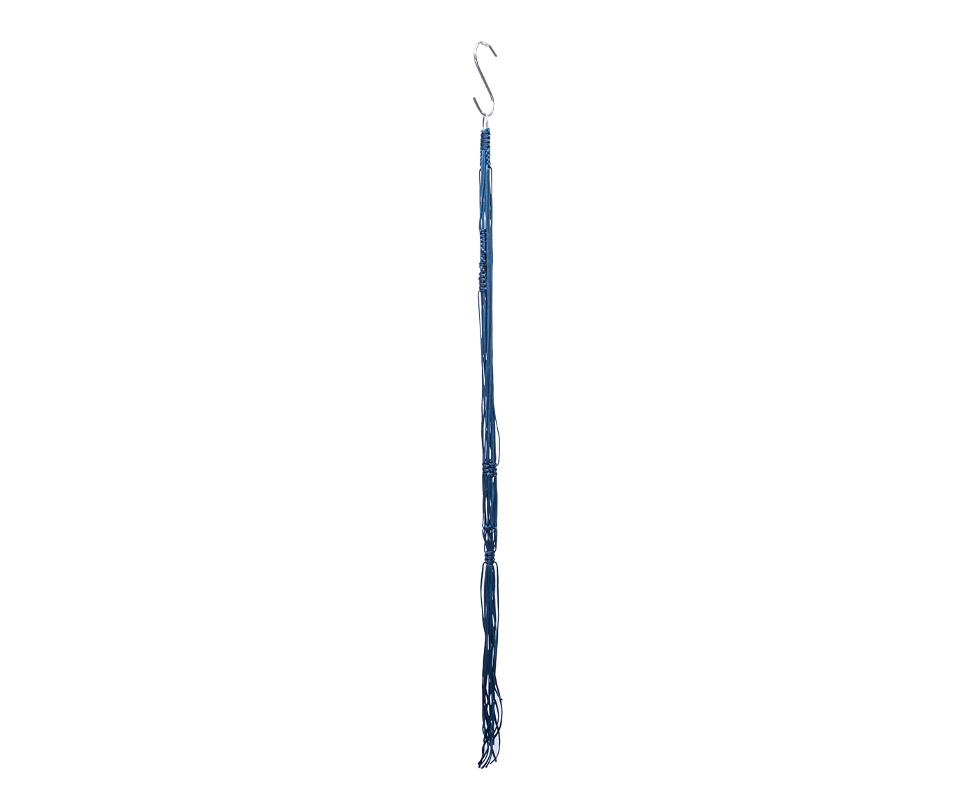 Hanger em Macram&ecirc; Classic Azul Navy - image 1