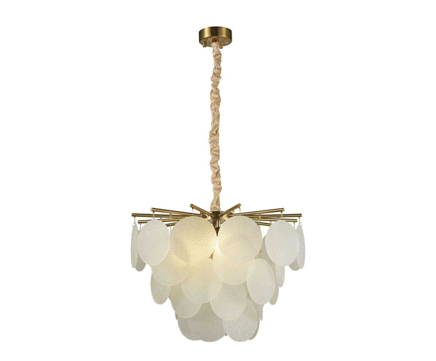 Pendente 28W Nubi Dourado e Leitoso image number 0