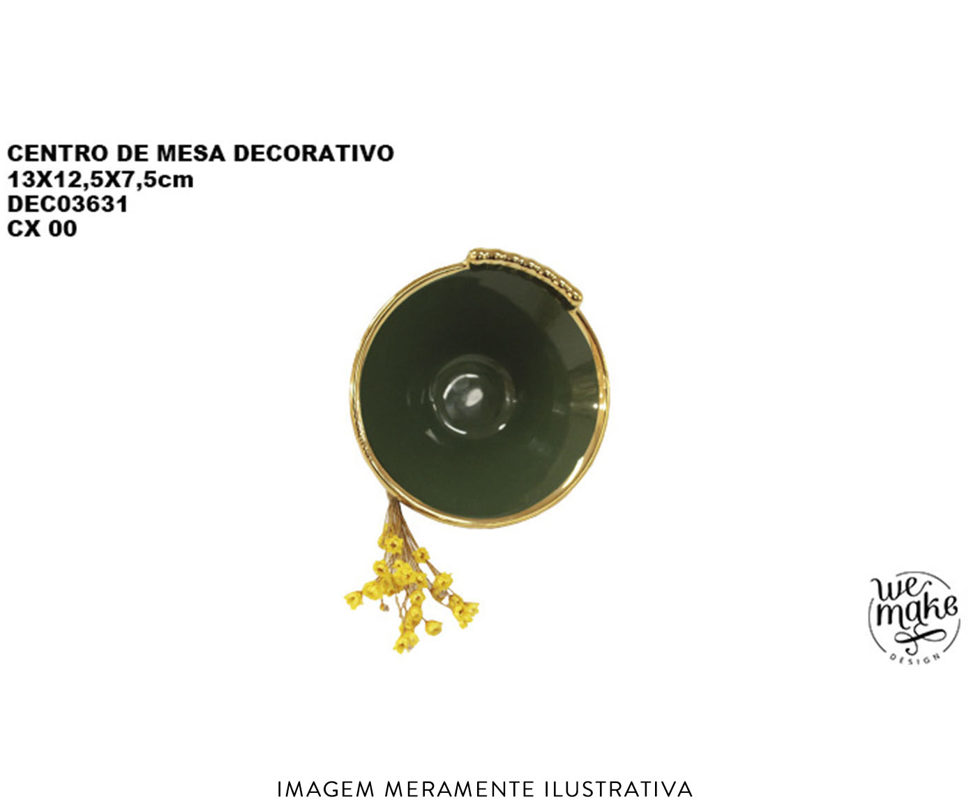 Centro de Mesa Grace Verde IV image number 1