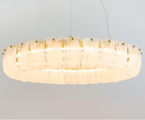 Pendente Erico Transparente e Dourado image number 1