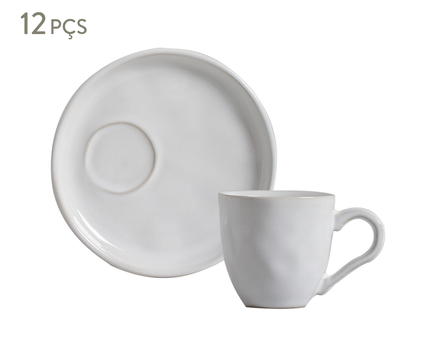 Jogo de X&iacute;caras para Caf&eacute; Org&acirc;nico New White - image 0