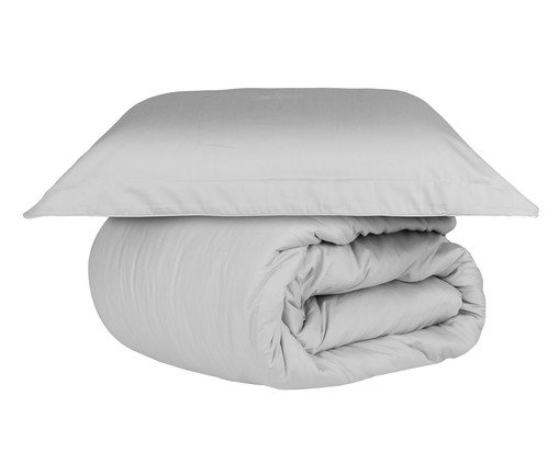 Jogo de Duvet Acetinado Gan Prateado 300 Fios image number 0