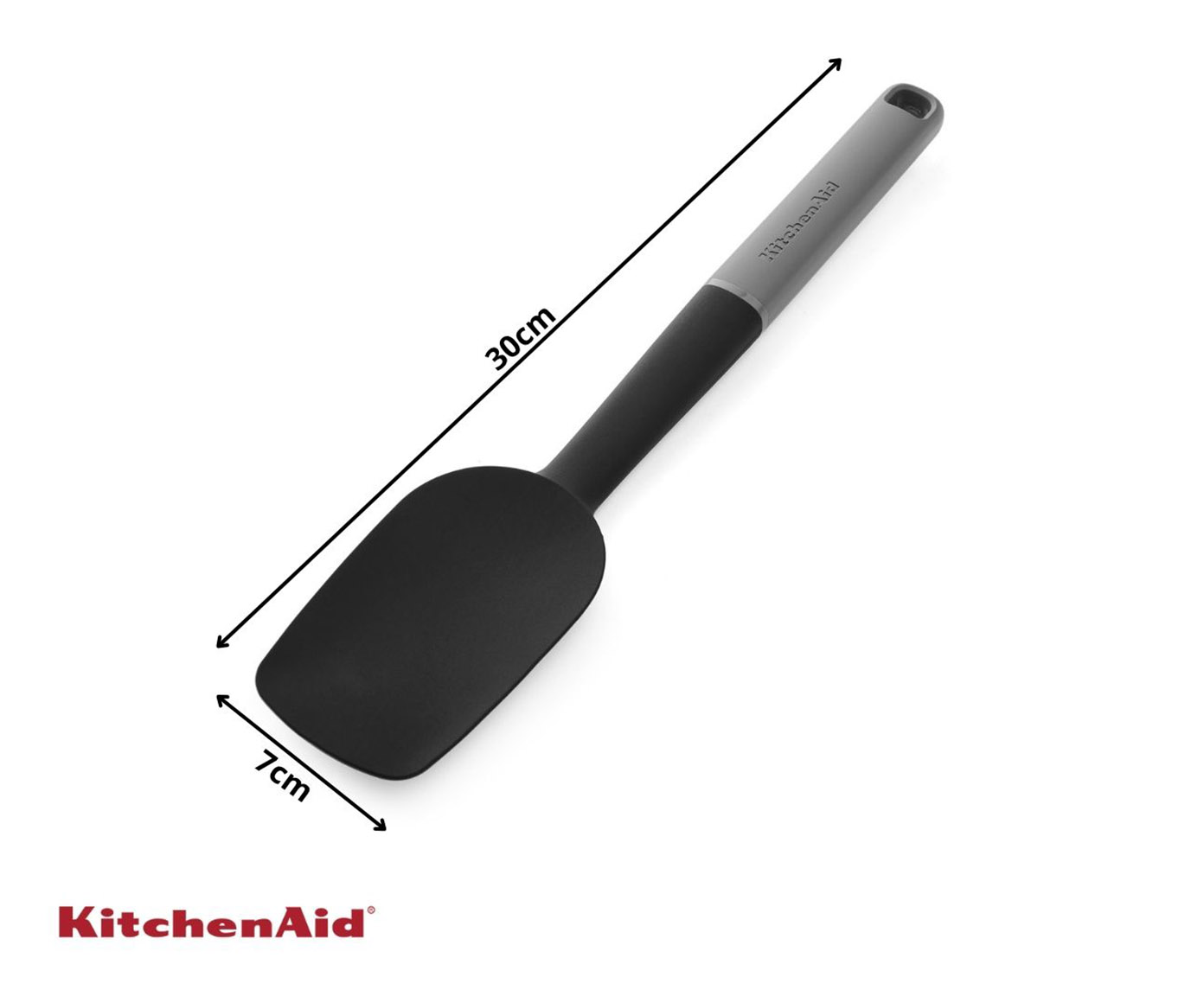 Esp&aacute;tula Cl&aacute;ssica em Silicone Kitchenaid Cinza - image 1
