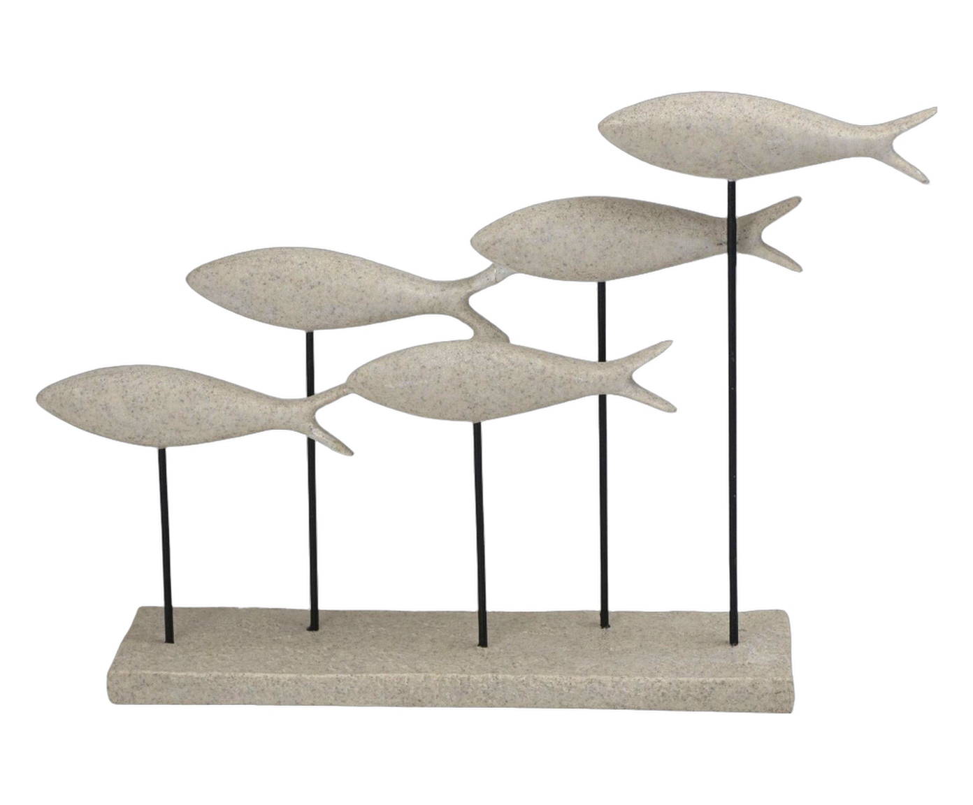 Escultura Peixes Aqu&aacute;rio Flutuante Areia image number 0