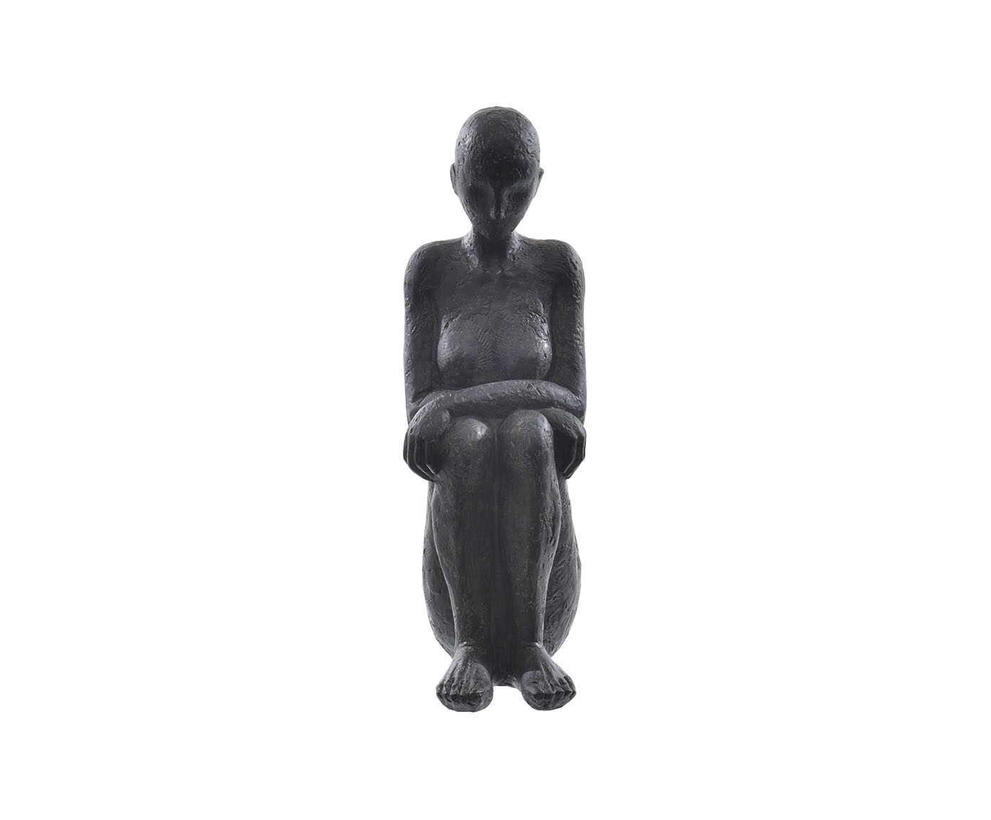 Escultura Mulher Sentada Pensativa image number 0