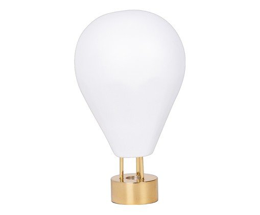Escultura em Resina Ballon D'Or Branco image number 0