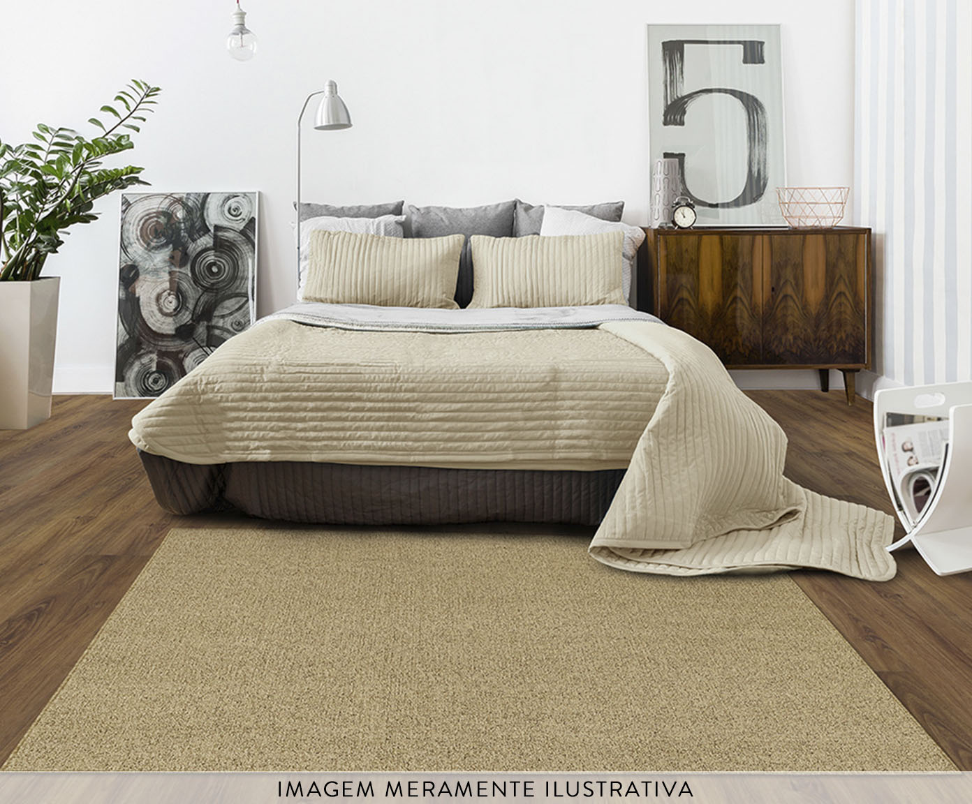 Tapete Tufting Rustik Sisal Bege - image 1
