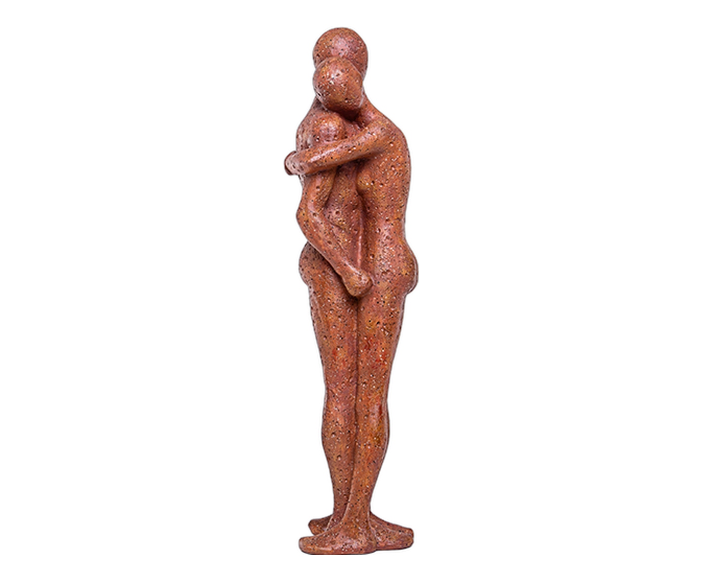 Escultura Casal Abra&ccedil;ado Terracota image number 0