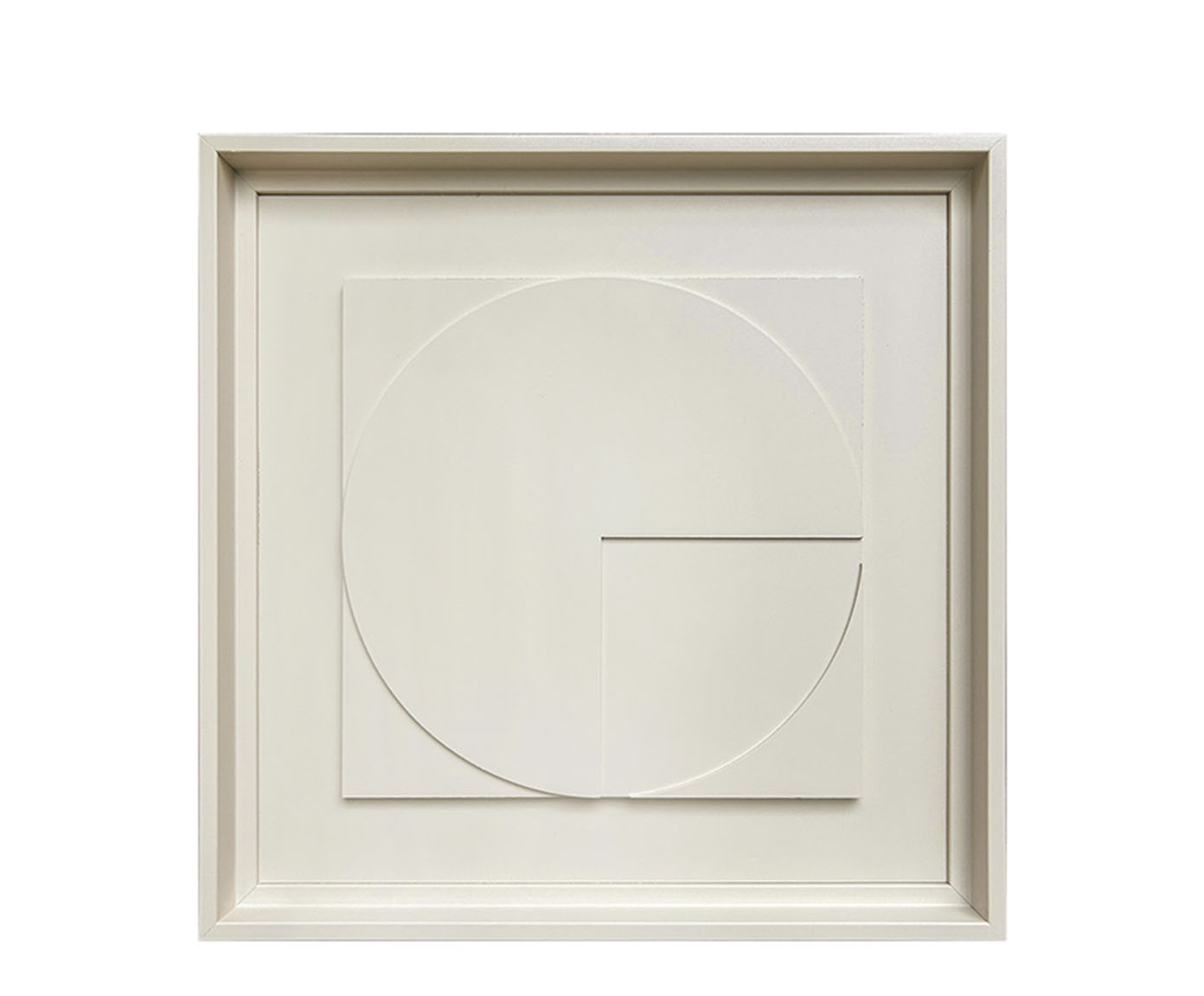 Quadro Decorativo Relief Branco image number 0