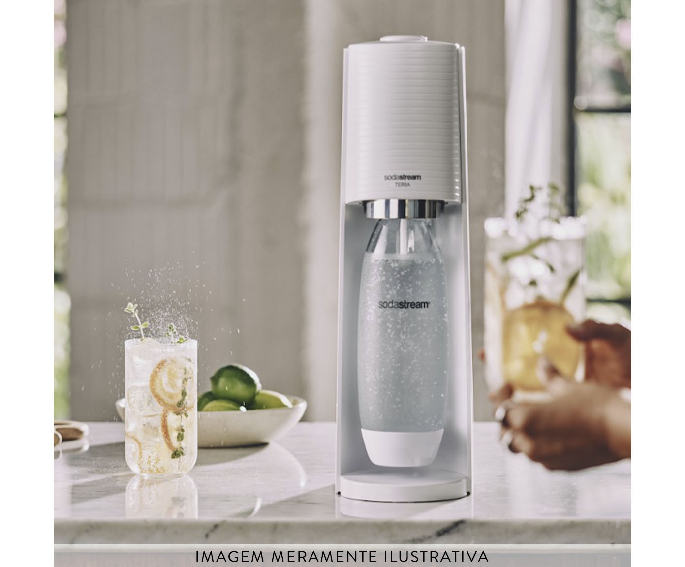 M&aacute;quina para Gaseificar &Aacute;gua Sodastream Terra Branca image number 2