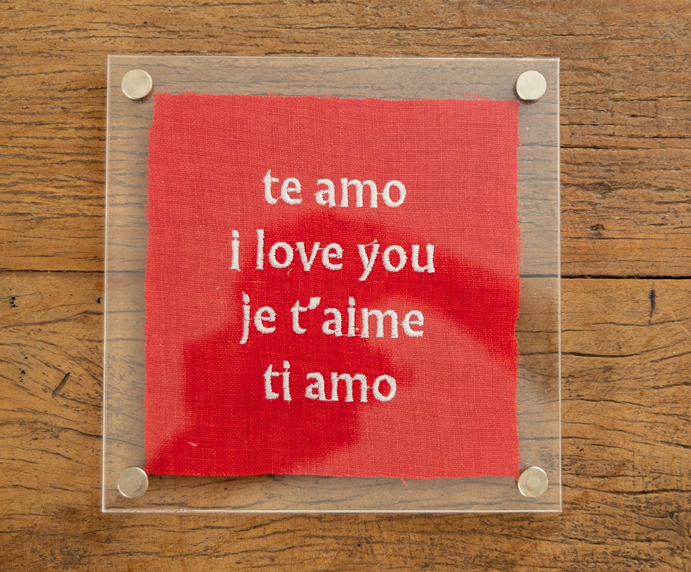Quadro em Acr&iacute;lico "Te Amo" - image 1