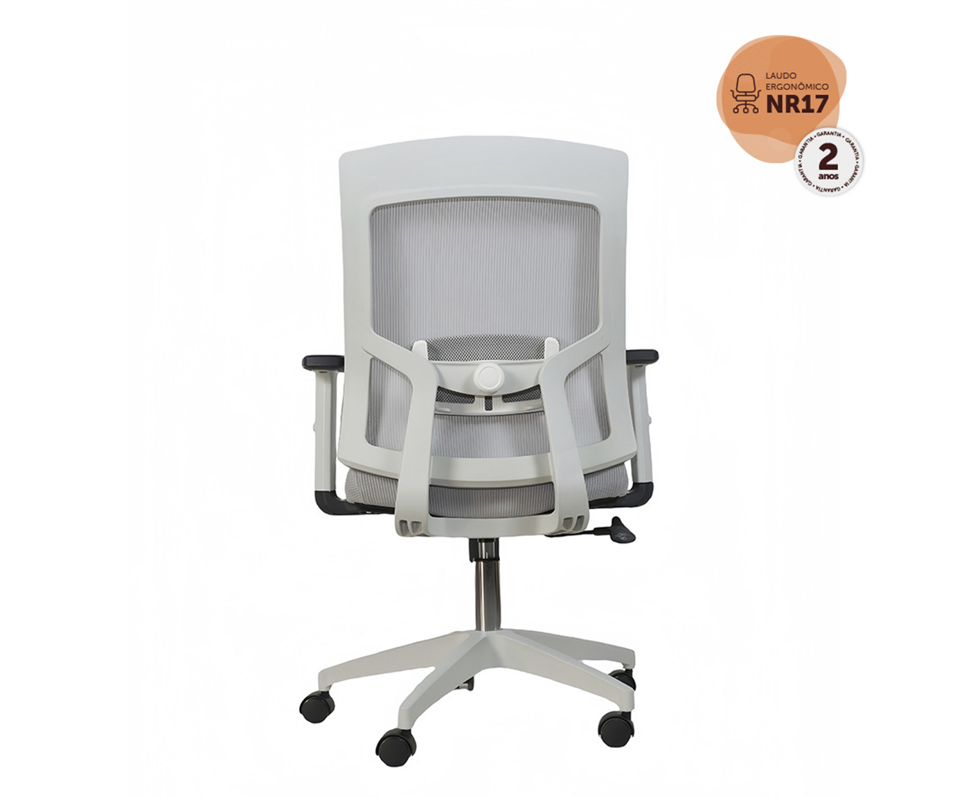 Cadeira Office Dakota Tela Mesh Cinza image number 3