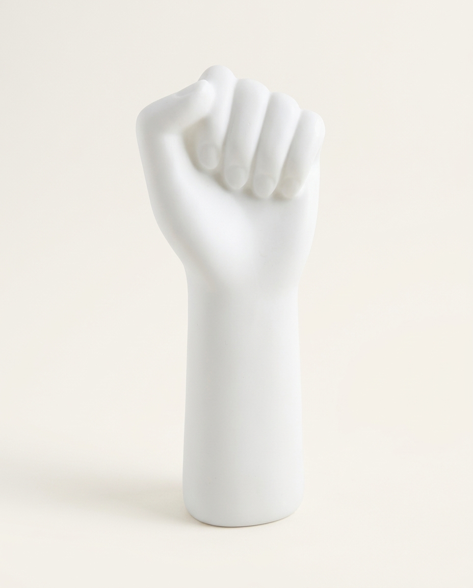 Adorno M&atilde;o Opaco Branco - image 0