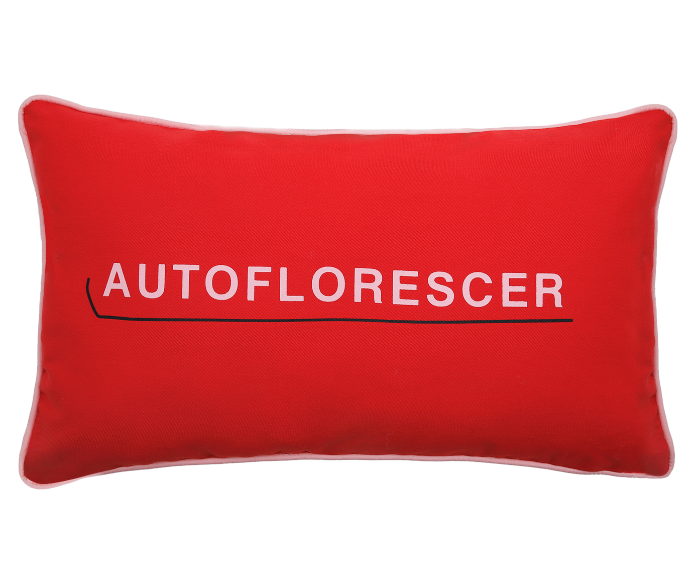 Capa de Almofada Estampada Marcela Scheid Autoflorescer Vermelha - image 0