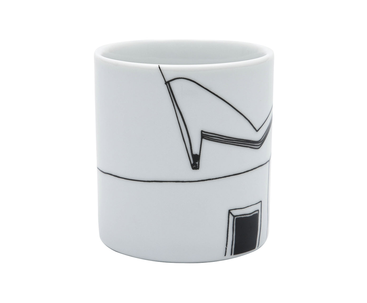 Caneca em Porcelana Modernismo Tropical image number 5