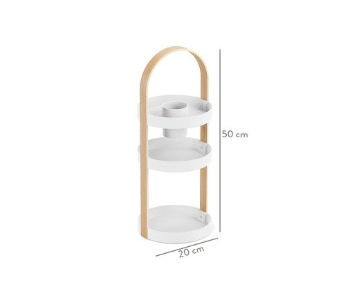 Organizador de Maquiagem Haly - Branco image number 4