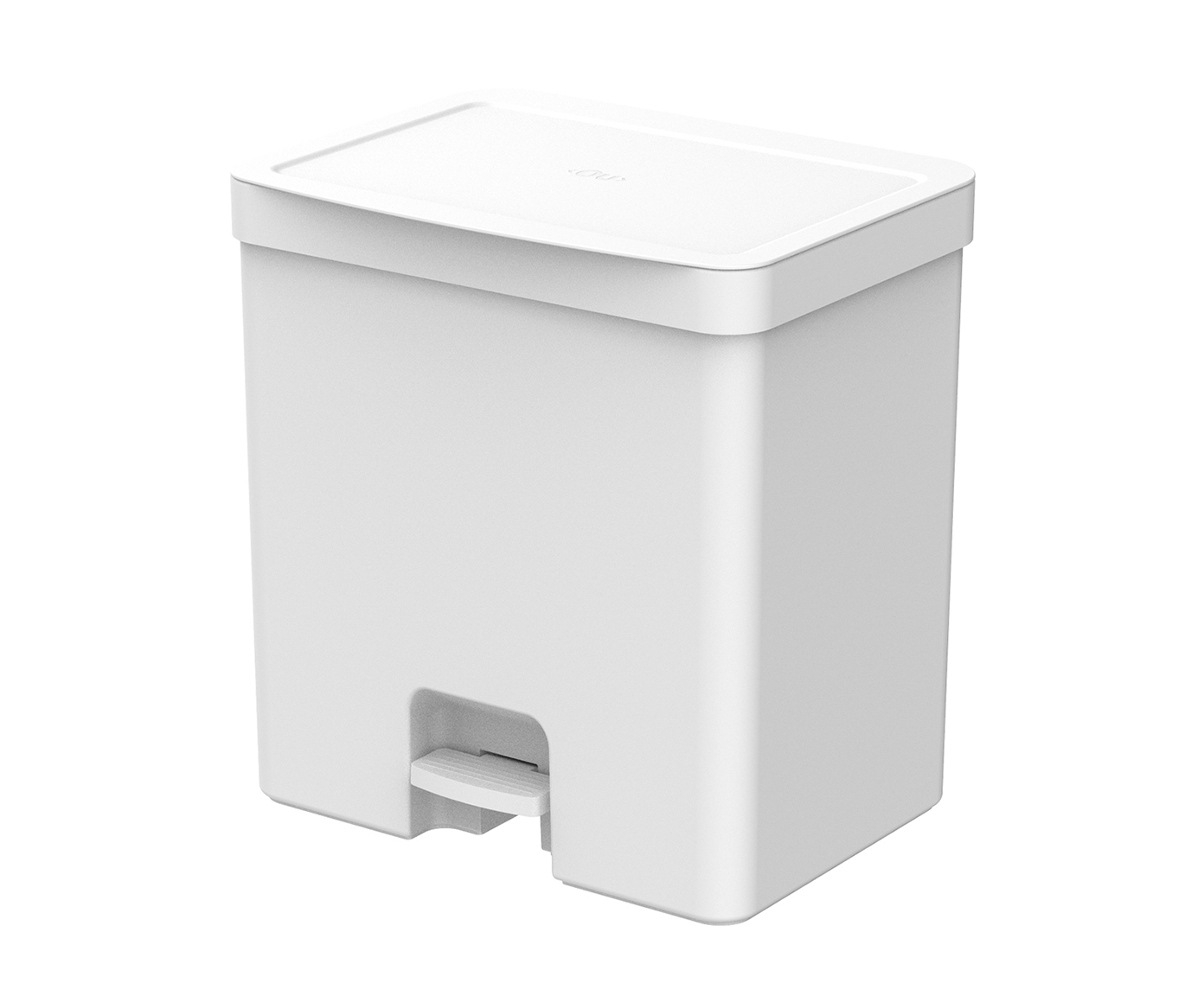 Lixeira de Pedal Trium Branco Fechado - image 0